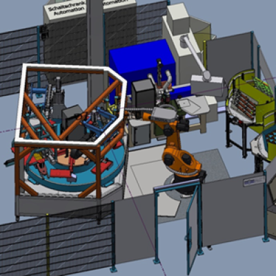 Fertigungsanlage Automatisiert Stromband Siemens Berlin