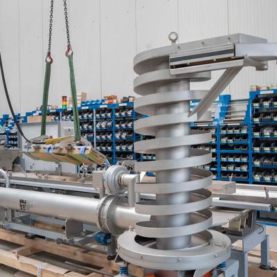  Infrarot Trocknung mit Senkrechtförderer