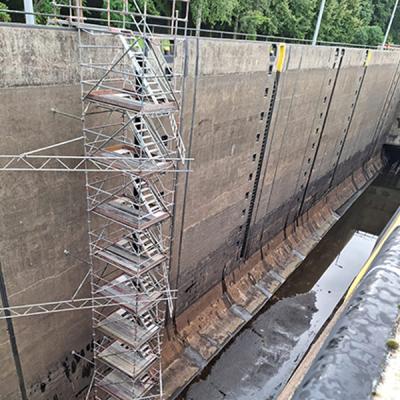 Baustelle Zwillingsschleuse