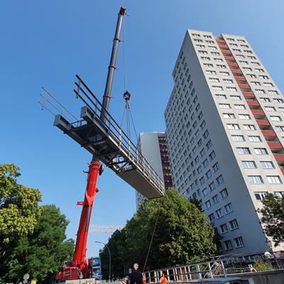 Einbau einer Medienbrücke