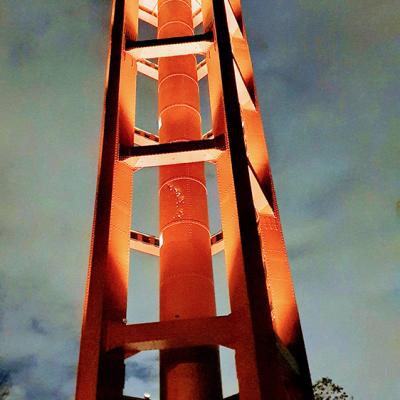 Restauration Wasserturm Berlin genietete Stahlkonstruktion